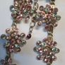 Pink and diamond flowers Necklace Image 7