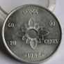 Three Headed Elephant Airavata 1952 Laos 20 Cents Image 2