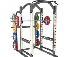 Indigo fitness old school olympic power rack and bench