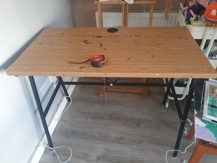 Wooden Desk  100 x 55 cm