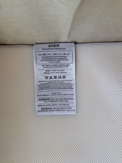 Snuz Pod 5 - Mocha - Excellent Condition