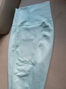 Sweaty Betty super sculpt mint sage green durable quality leggings pocket as new M 10/12 RRP 110