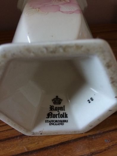 Vintage Royal Norfolk Staffordshire England Vase