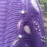 Vintage 80s purple embellished cardigan Image 4