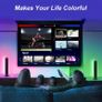 1x RGB Pickup Light Music Rhythm Lights Upgraded USB Rechargeable Model Christmas Decoration Desktop RGB Light Bar Music Rhythm Image 2