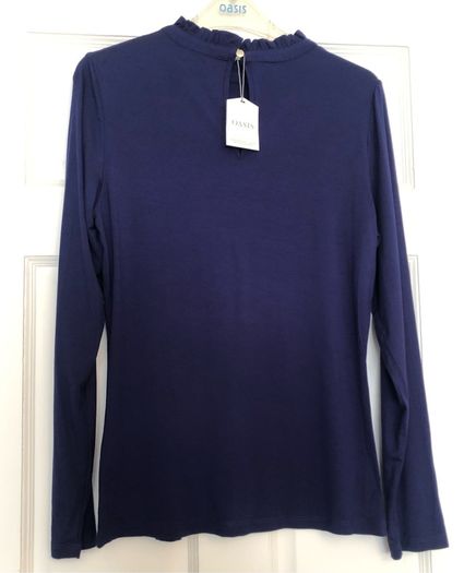 Purple Oasis polo neck - sz M