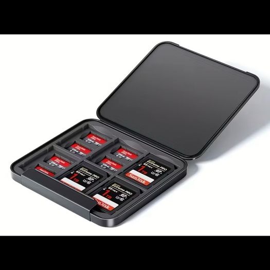 Durable, Waterproof and Shockproof SD and Micro SD Memory Card Holder for Digital Camera Memory Cards