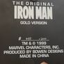 The Original Iron Man Gold Version 26.5cm Painted Statue Randy Bowen Marvel 495/2000 Image 4