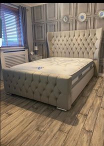 Double/King Size Bed Frame With Mattress