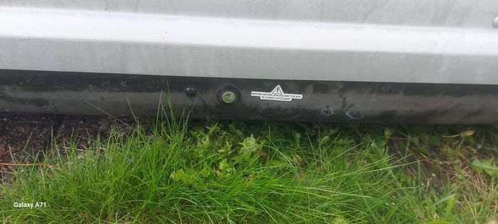 roof box and rails
