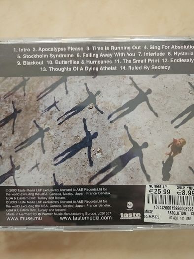 Muse 5 CD Lot