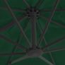 Cantilever Umbrella with Aluminium Pole 400x300 cm Green Image 3