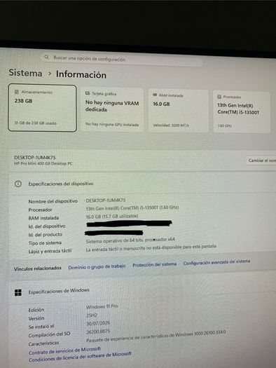 HP Pro Mini 400 G9
