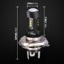 Pair H4 9003 60W 1800LM 6000K Car COB DRL Daylight running lights LED Conversion Headlight Bulb Hi/Lo Beam Image 4