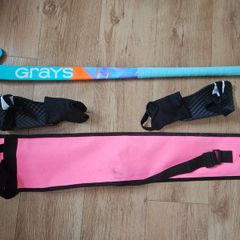 Hockey Stick, Bag and Shin Guards
