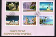 2016 Isle of Man Islands and Bridges; The Art of Roger Dean Commemorative Stamps First Day Cover (FDC)