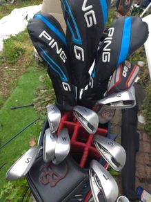 Set of Ping Golf Clubs L/H