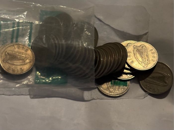 58 Irish 10p Coins Pre Decimal Irish Coin Collection