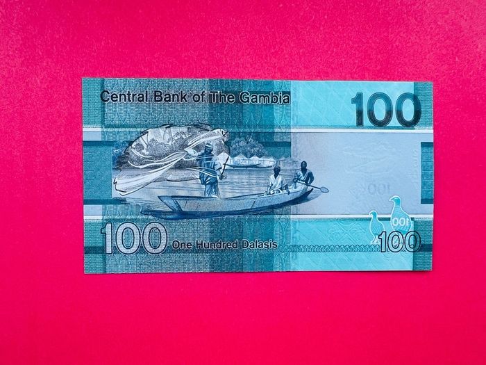 Gambia.  100  Dalasis. 2019   Pick 41  ( Uncirculated )