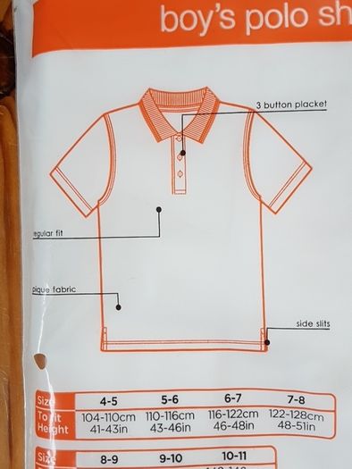 BNIP Age 7-8 White School Teeshirts