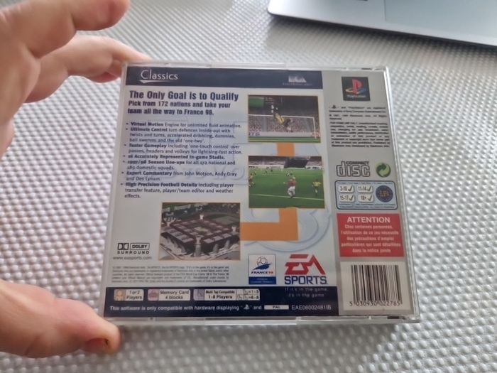 Fifa 98 Road to world cup PlayStation1 Ps1 PlayStation2 Ps2 Games Original