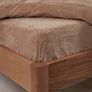 Teddy Fleece Fitted Bed Sheet Plain Thermal Warm Soft Luxury Sherpa Bedding (MULTIPLE SIZES) Image 2