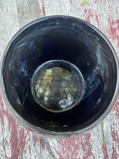 Large Glossy Black Ceramic Planter Plant Pot