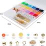 4100Pcs Clay Beads Bracelet Making Kits for Girls,Friendship Bracelet Making Kit,Jewellery Making Kit Clay Bead Sets for Kids & Adults to Make Necklaces, Earrings and DIY Crafts Gift Image 6