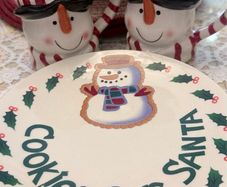 Christmas Cookies for Santa Plate and Mugs