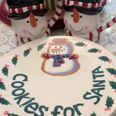 Christmas Cookies for Santa Plate and Mugs