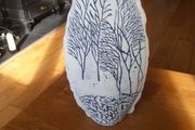 Pottery vase.