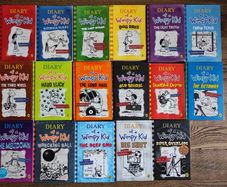 17x Diary of a Wimpy Kid  by Jeff Kinney, Age 9+
