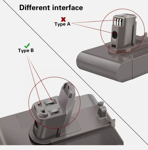 Dyson DC34 Type A battery replacement