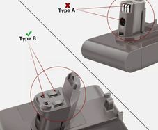 Dyson DC34 Type A battery replacement