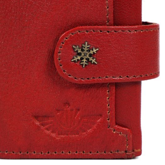 Genuine Leather Pop-Up Card Holder Wallet RFID Blocking Slim Credit Card Case