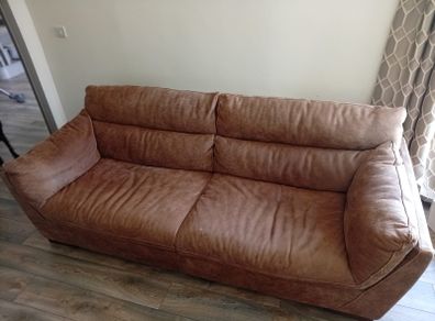 Caseys Leather Sofa