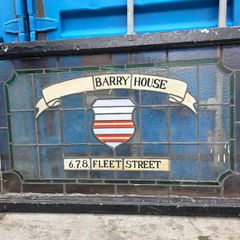 "Barry House", 6, 7 & 8 Fleet Street, Dublin - Edwardian Stained Glass Panel