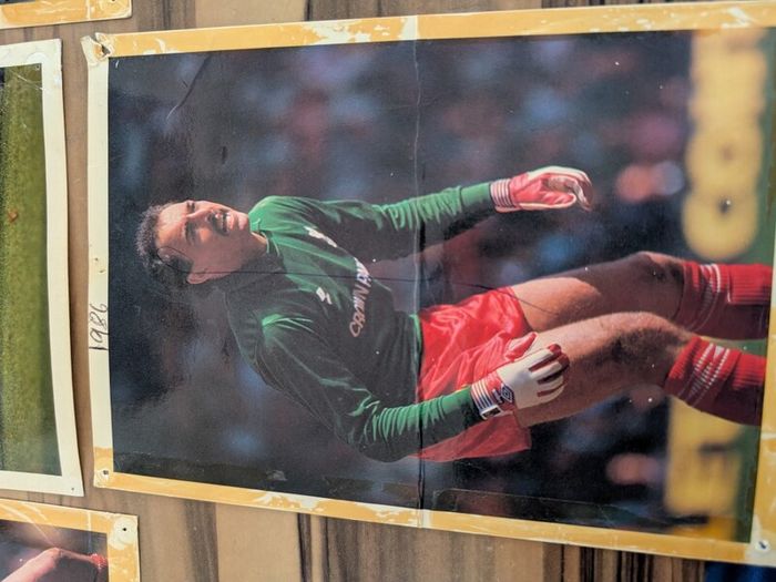 Huge 1990 80s vintage liverpool and some vintage Ireland soccer gear signed gear etc