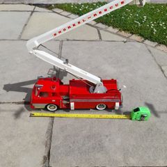 Old tin plate fire engine