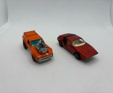 Vintage Matchbox Super  Fast No34 Vantastic and No41 Siva Spyder
