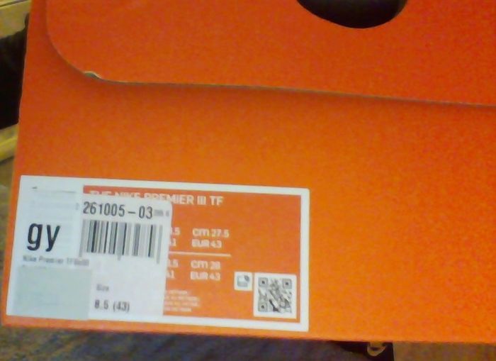 nike premier III astro turf football size 8.5