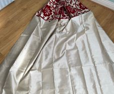 Curtains -red And Cream