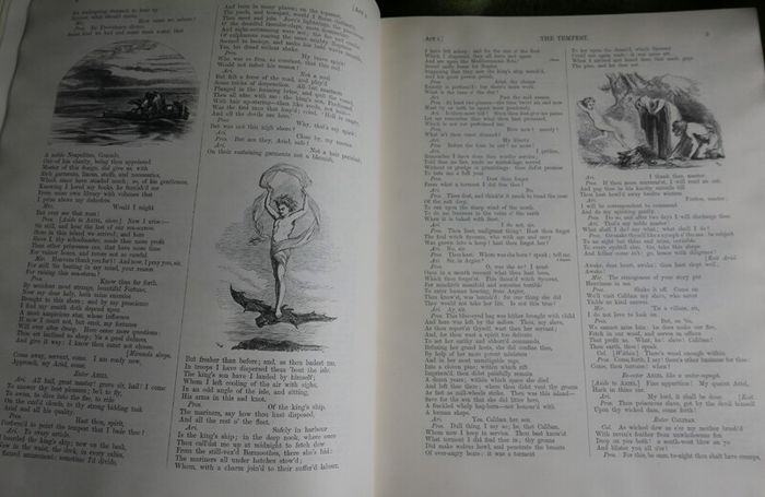 The Library Shakespeare Illustrated by Sir John Gilbert, George Cruikshank & R Dudley - Midpoint Press - Complete Works
