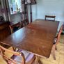 Mahogany Extending Dining Table & 5 Matching Chairs Image 2