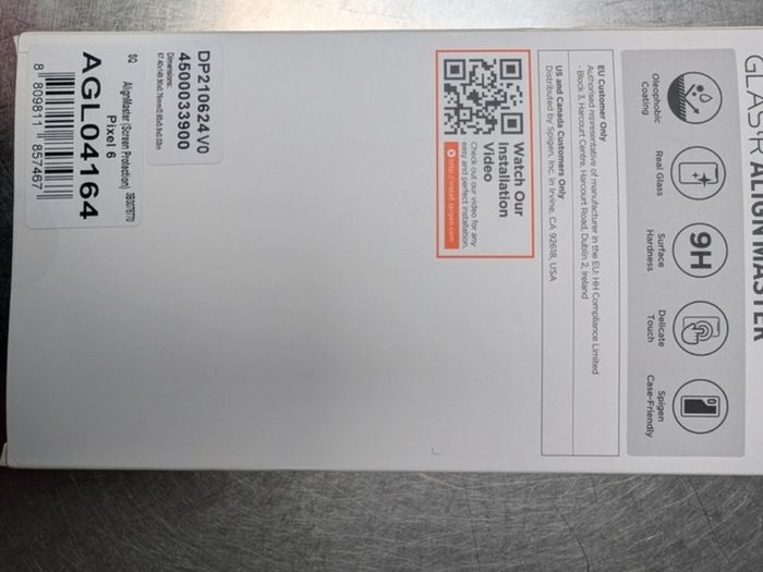 Spigen AlignMaster screen protector Pixel 6