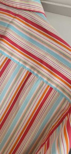 FERNY Made in Sicily Mens Striped Shirt Collar Sz 16 - Rrp 159 (New)