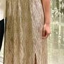 River Island Metallic Gold Dress Size 6 Image 7
