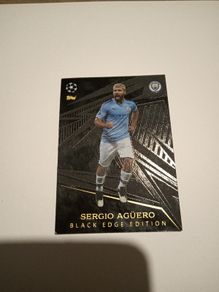 Sergio aguero black edge edition 2024 / 2025 match attax extra
