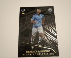 Sergio aguero black edge edition 2024 / 2025 match attax extra