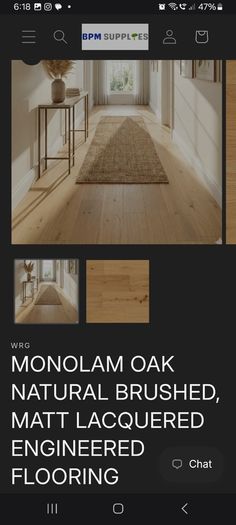 Engineered Oak floor